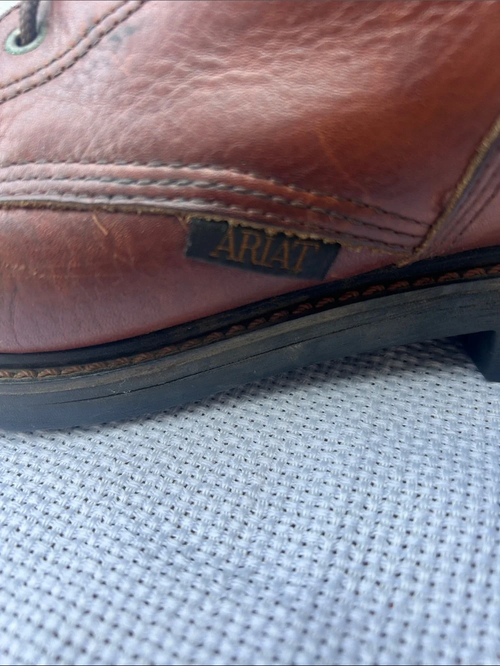 Ariat leather lace